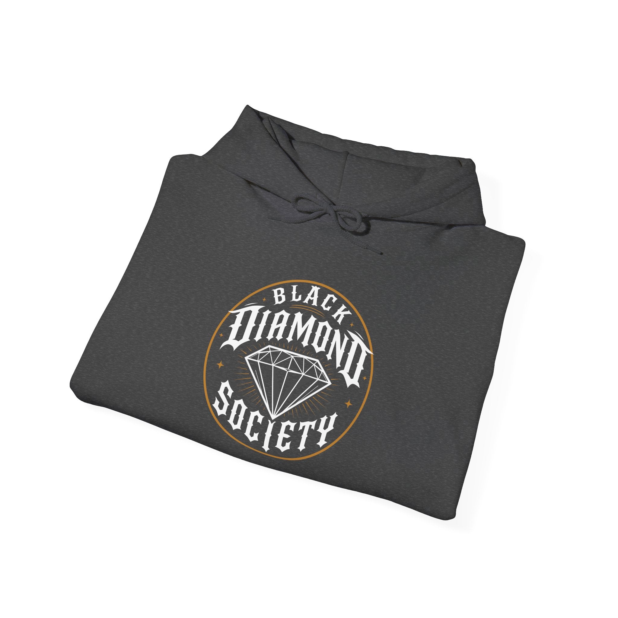 Black Diamond Society Hoodie — Diamond Logo Pullover Sweatshirt