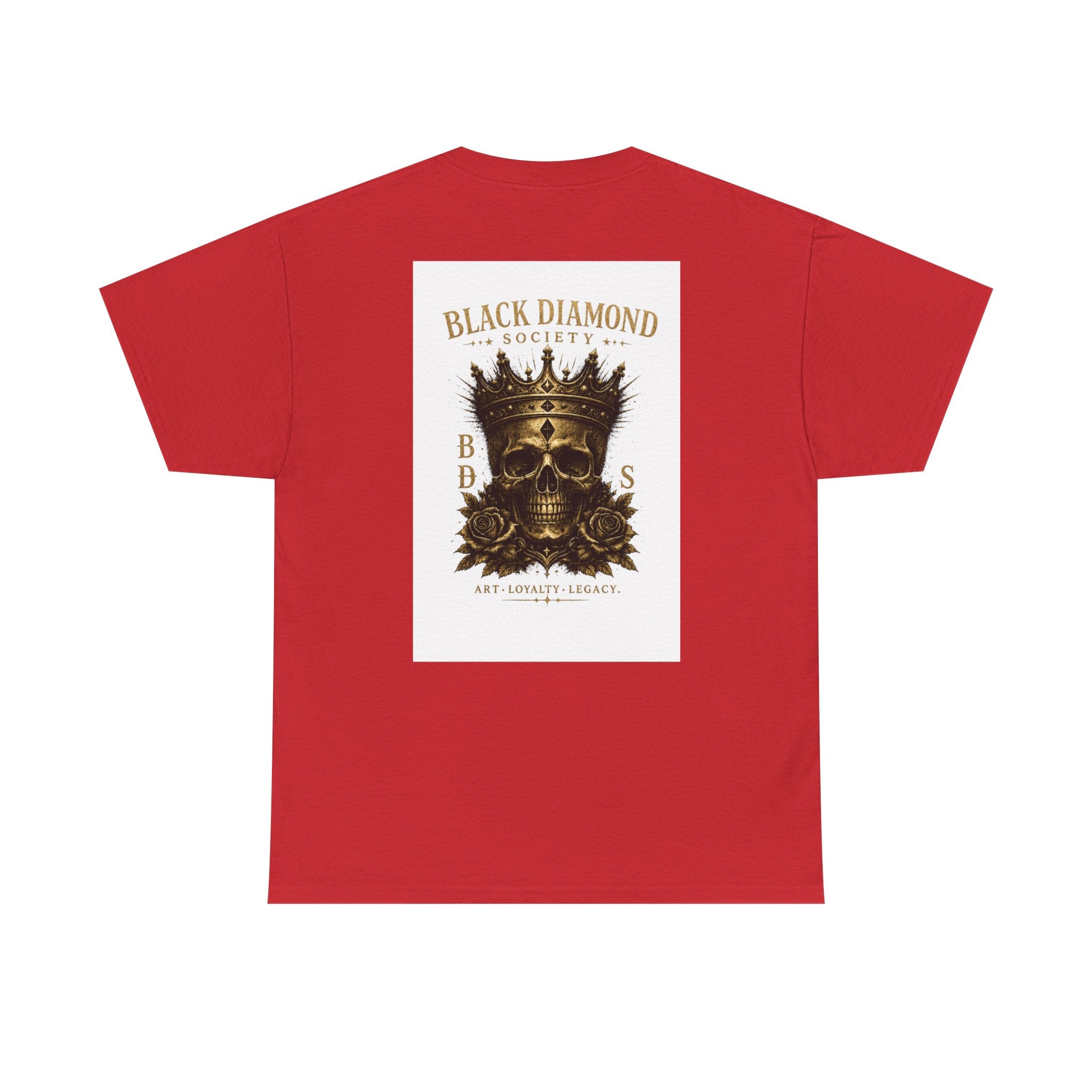 Black Diamond Society Skull Tee — Vintage King Skull Graphic T-Shirt