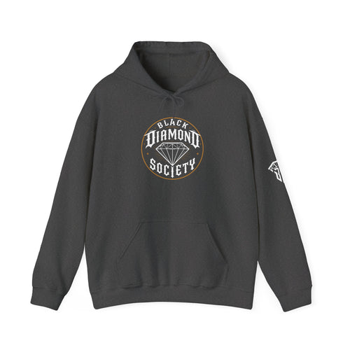 Black Diamond Society Hoodie — Diamond Logo Pullover Sweatshirt