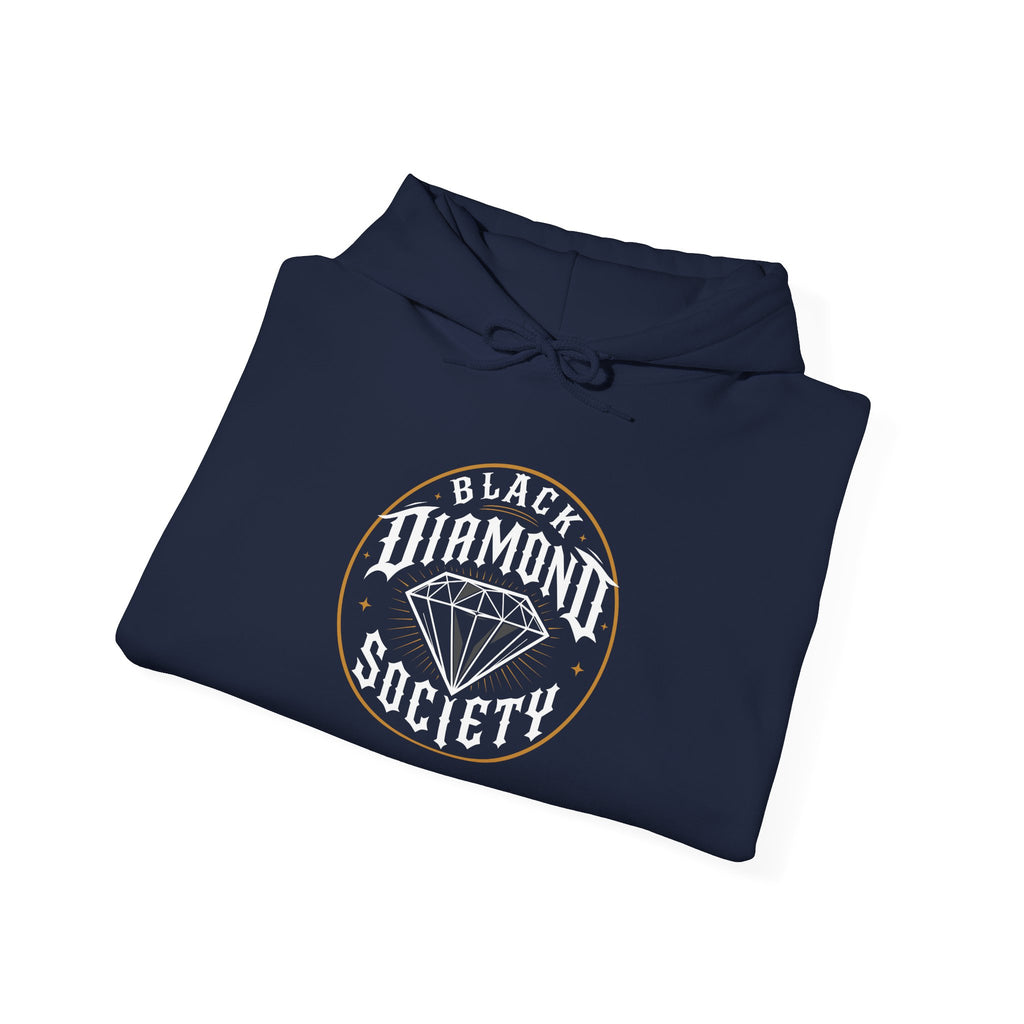 Black Diamond Society Hoodie — Diamond Logo Pullover Sweatshirt