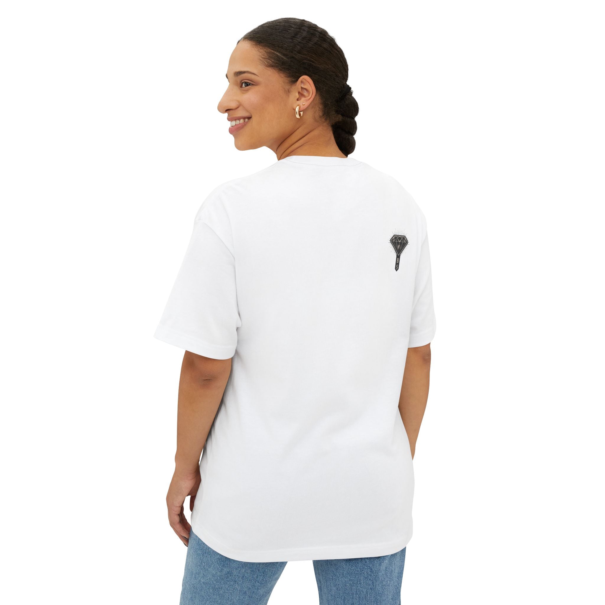 Black Diamond Society Snake Tee — Graphic Oversized Boxy T‑Shirt