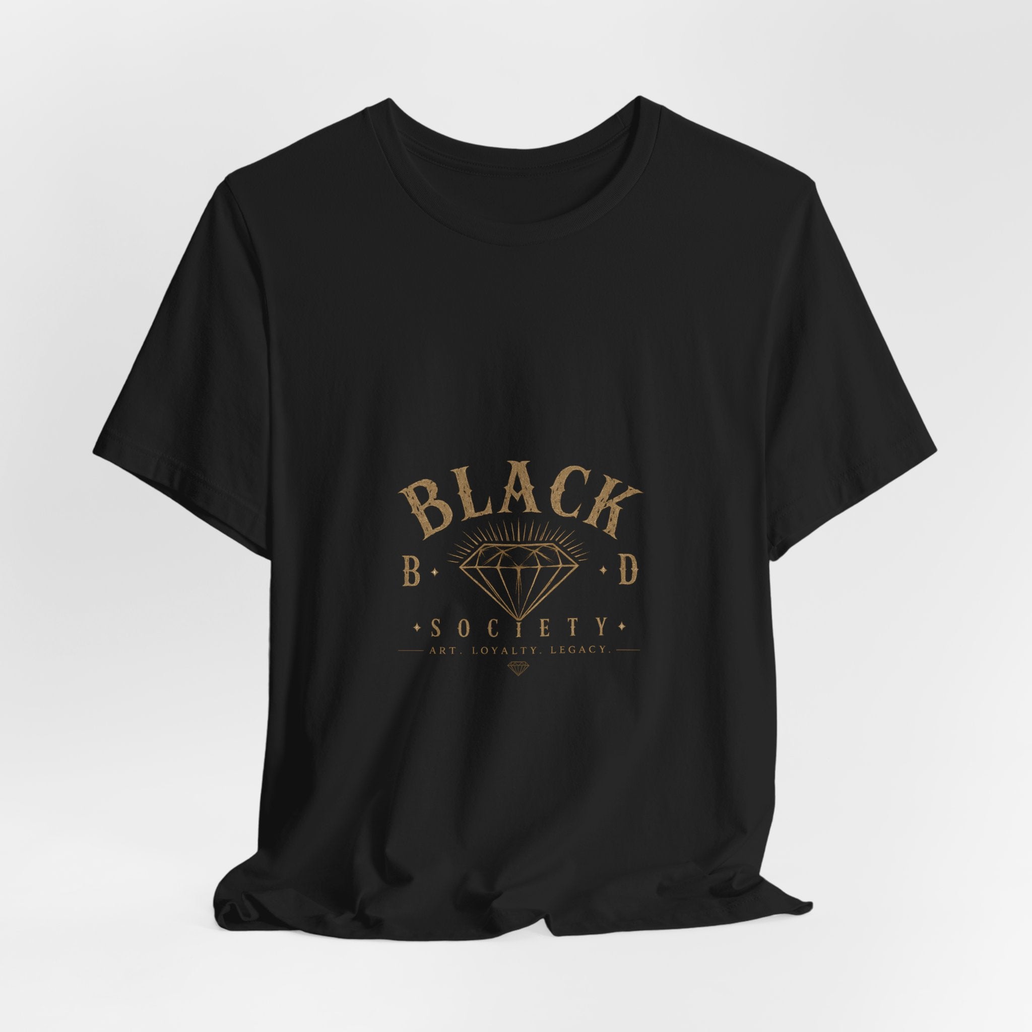 Black Diamond Society Tee – Stylish Graphic Short Sleeve Shirt