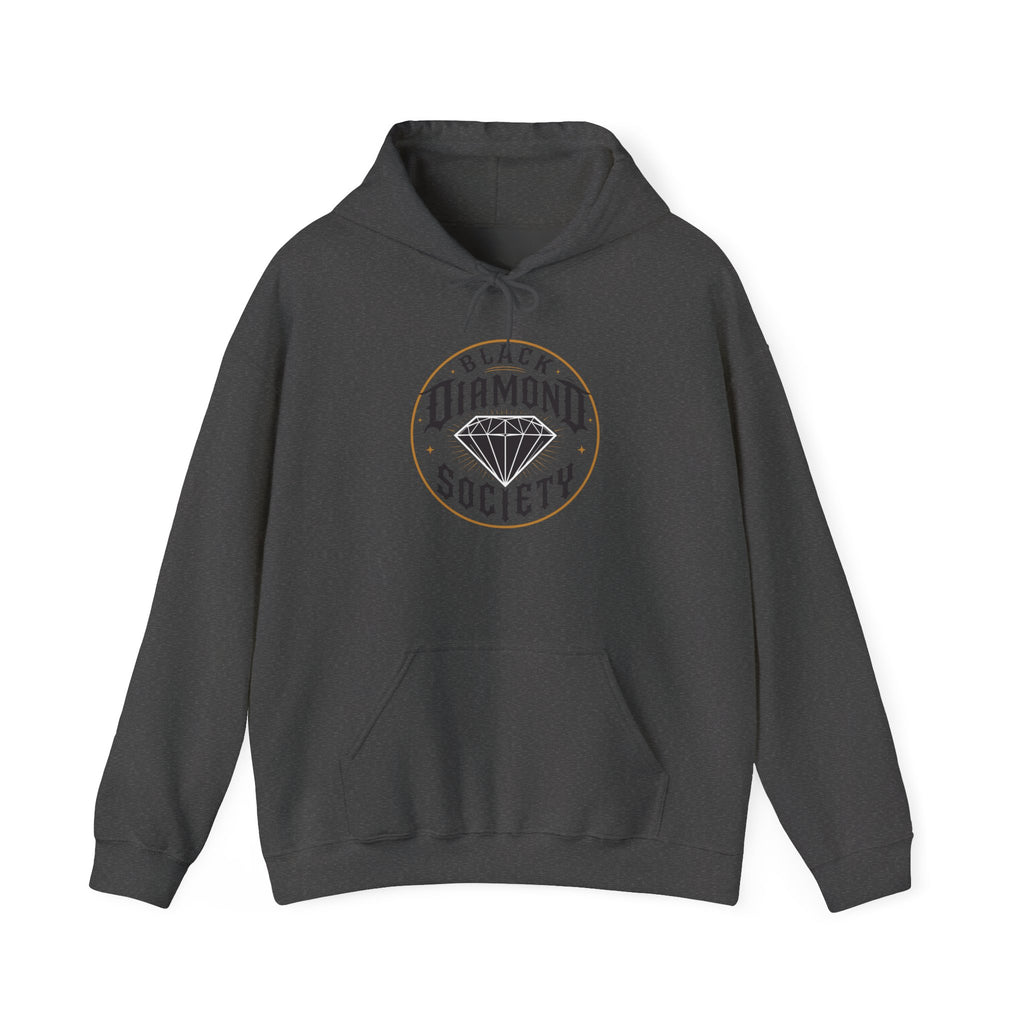 Black Diamond Society Hoodie — Vintage Diamond Graphic Pullover
