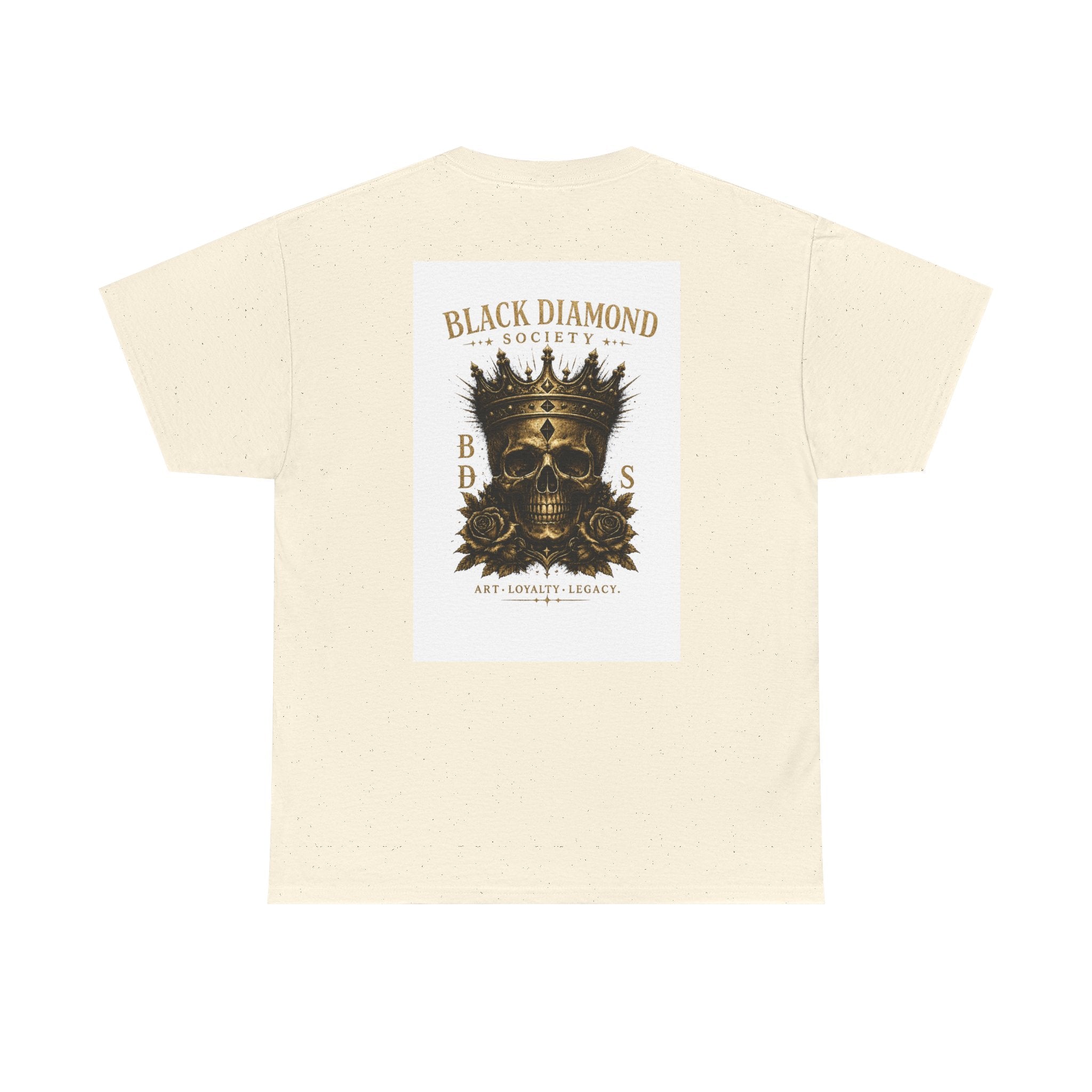 Black Diamond Society Skull Tee — Vintage King Skull Graphic T-Shirt