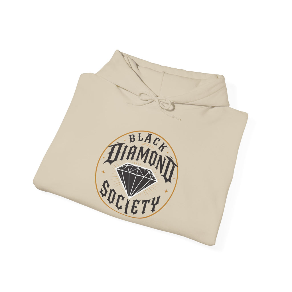 Black Diamond Society Hoodie — Vintage Diamond Graphic Pullover