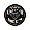 Black Diamond Society Round Sticker
