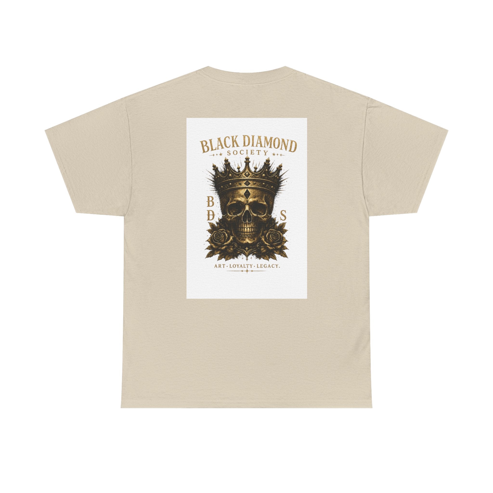 Black Diamond Society Skull Tee — Vintage King Skull Graphic T-Shirt
