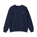 Minimal 'Black Diamond' Crewneck Sweatshirt – Subtle Chest Logo