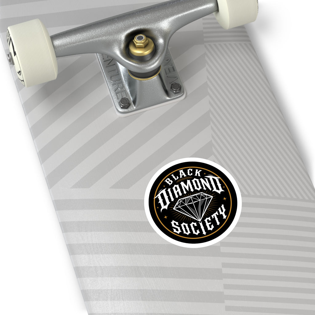 Black Diamond Society Round Sticker