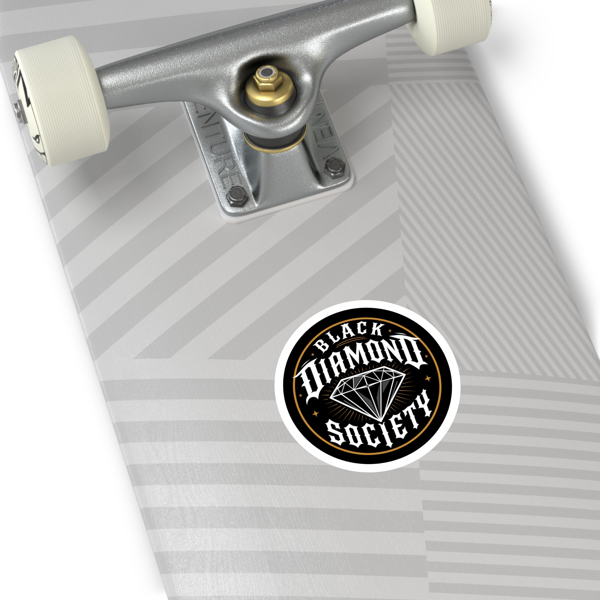 Black Diamond Society Round Sticker