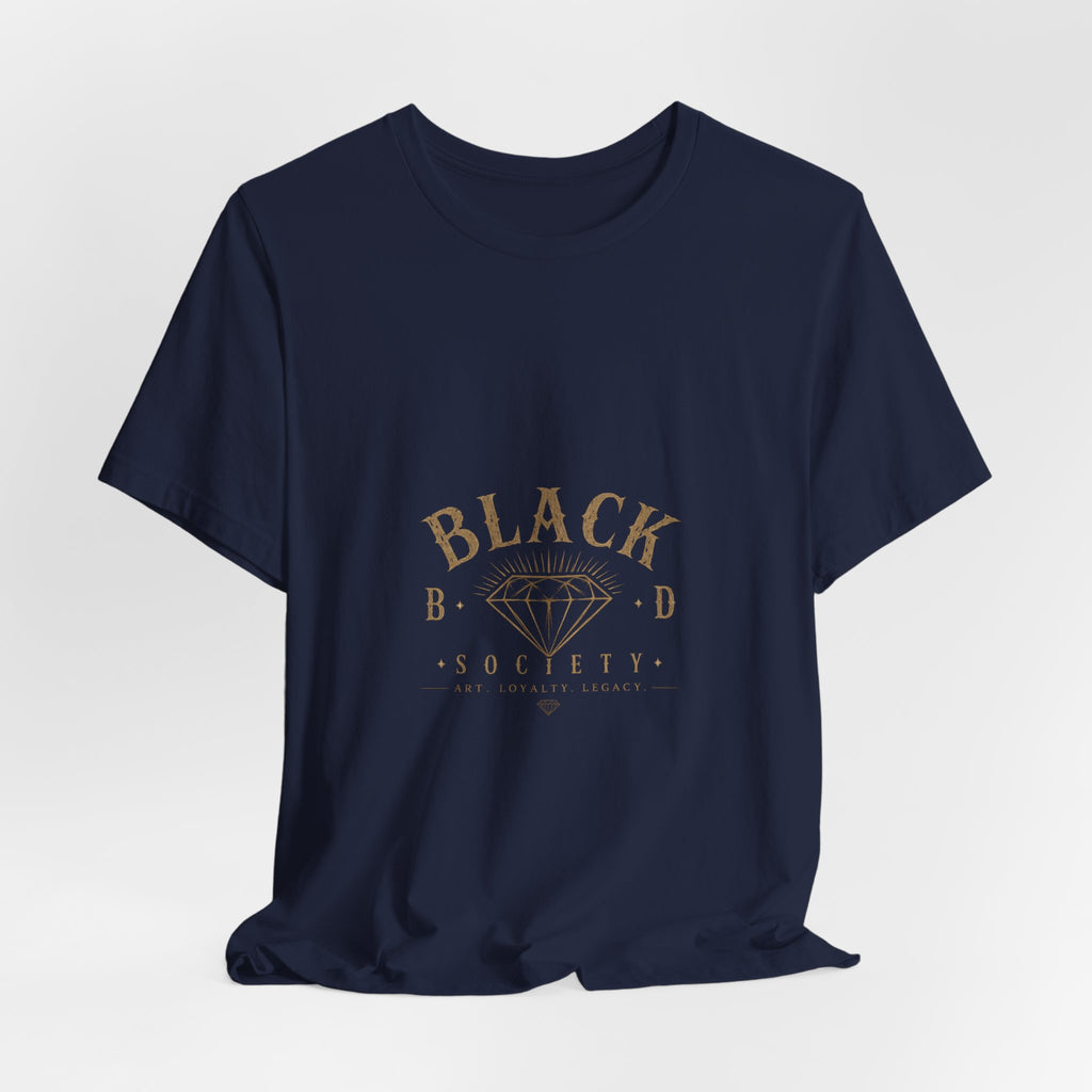 Black Diamond Society Tee – Stylish Graphic Short Sleeve Shirt