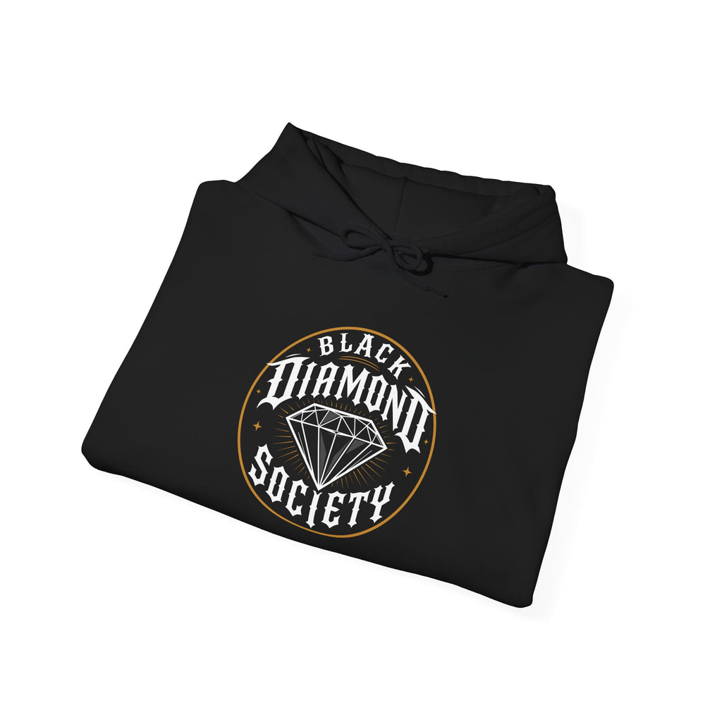 Black Diamond Society Hoodie — Diamond Logo Pullover Sweatshirt