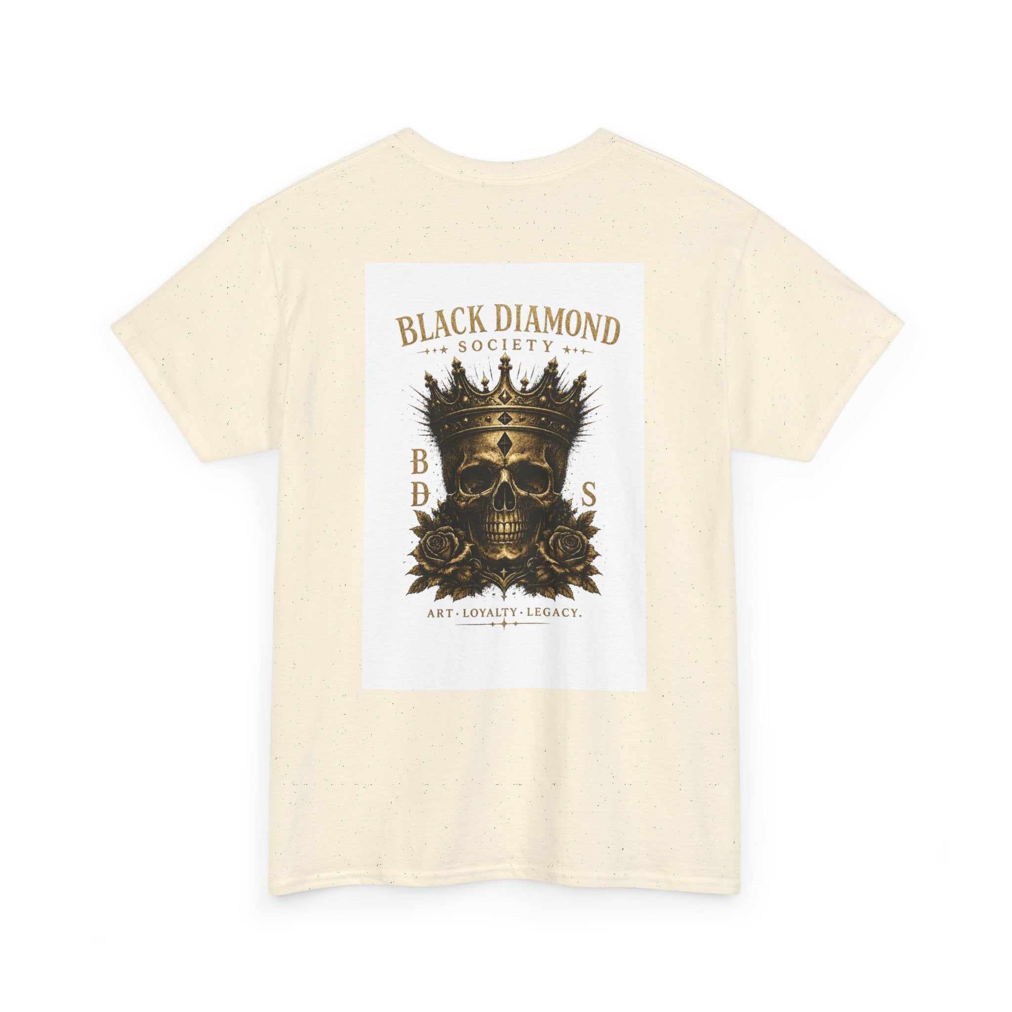 Black Diamond Society Skull Tee — Vintage King Skull Graphic T-Shirt