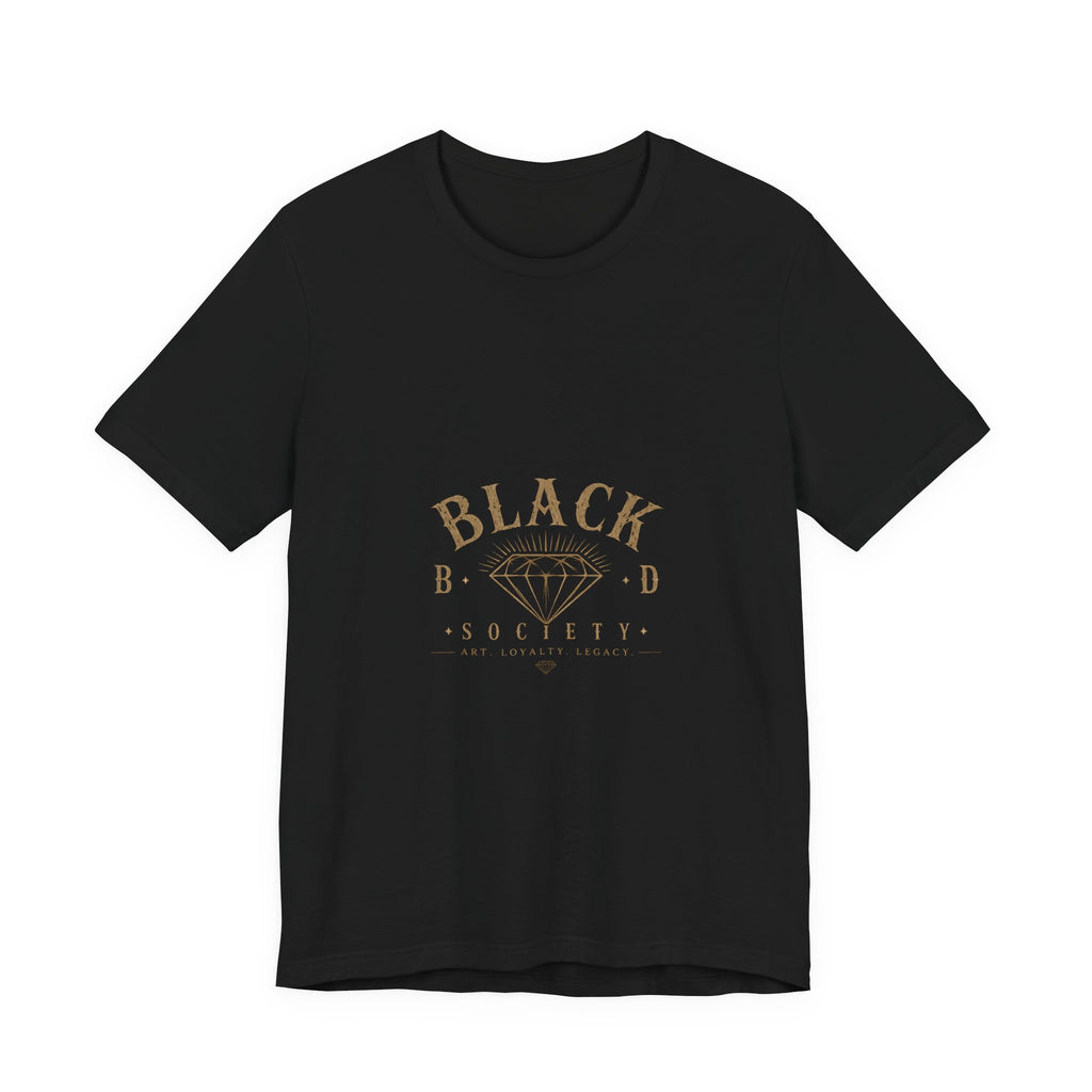 Black Diamond Society Tee – Stylish Graphic Short Sleeve Shirt