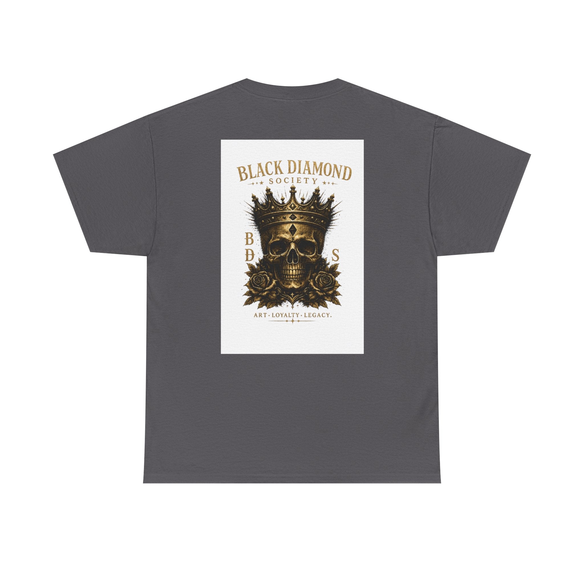 Black Diamond Society Skull Tee — Vintage King Skull Graphic T-Shirt