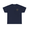 Vintage Black Diamond Graphic Tee — Skull & Gem Tattoo-Inspired Back Print