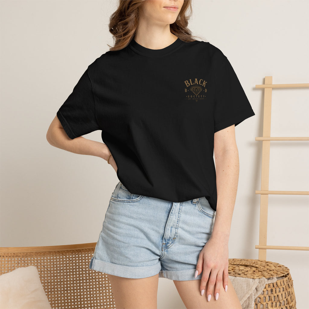 Skull Madonna T-Shirt — 'Black Diamond' Gothic Graphic Tee